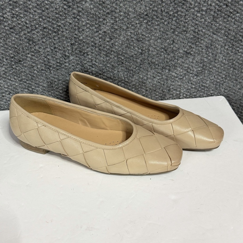 Trotters Women's Ballet Flat Size 9M Hanny Ivory Leather - Picture 2 of 7